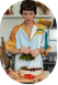 Woman preparing fresh food